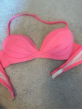 Victoria's Secret Neon Pink Push-Up Bikini Top